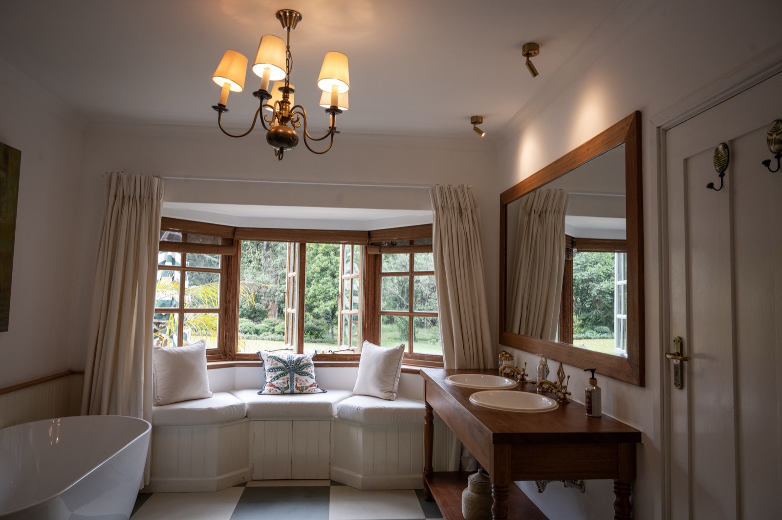 An en-suite bathroom