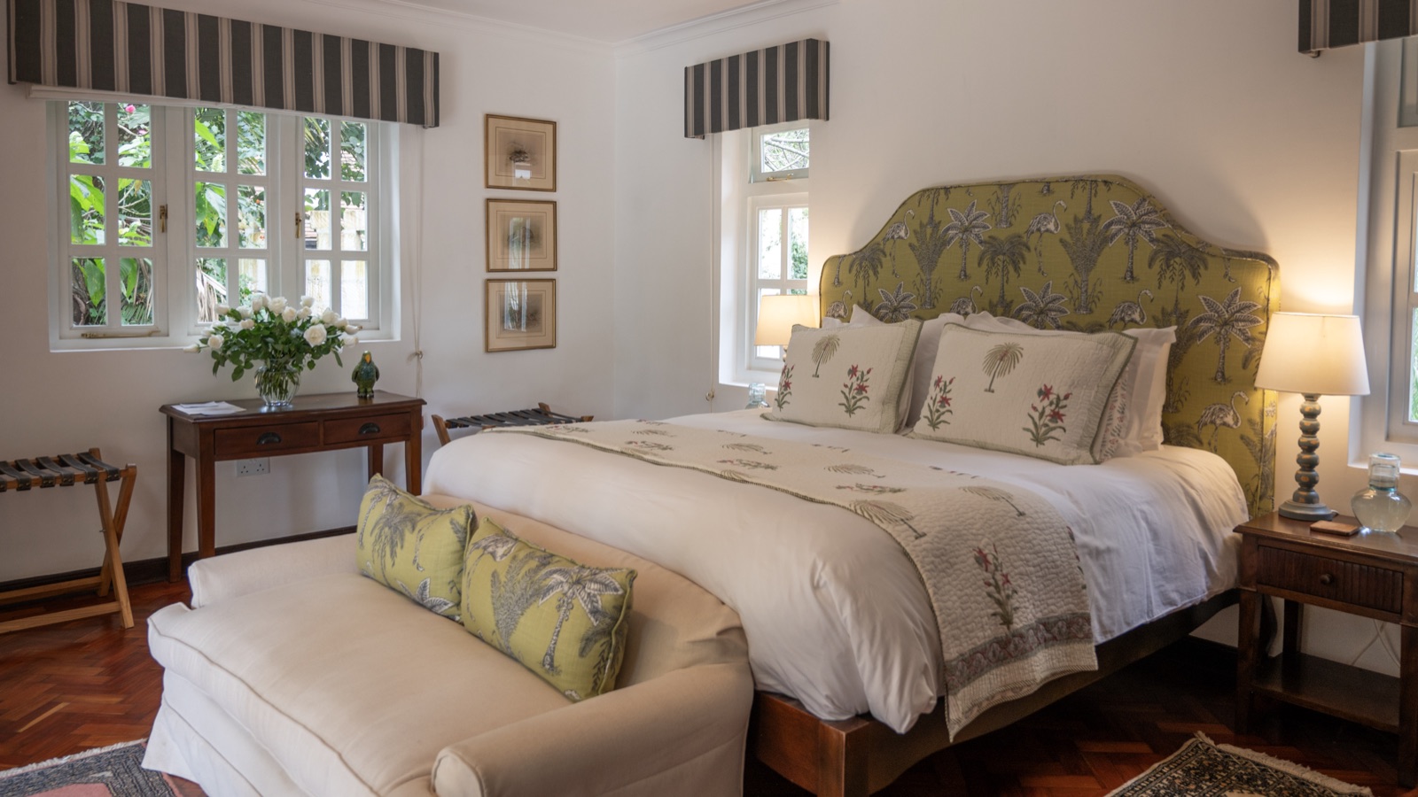 A second view of the Palm bedroom